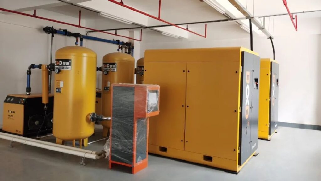 air compressor room management