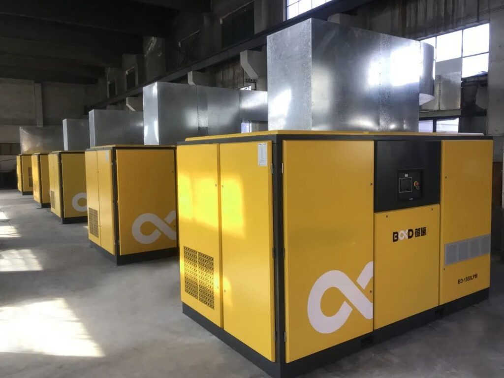 large scale industrial compressed air solution