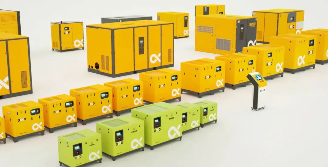 modèle de compresseur d'air à vis en t